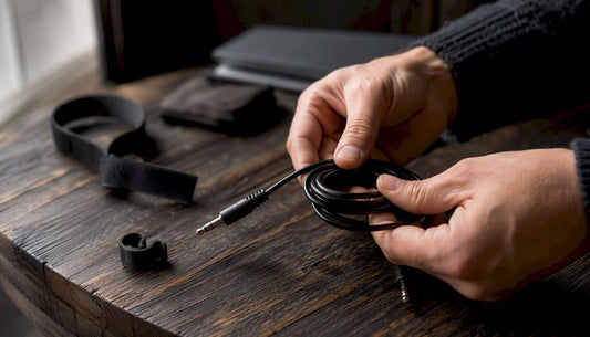 Mit der Over-Under-Methode wird das Kabel sorgfältig von Hand aufgewickelt.